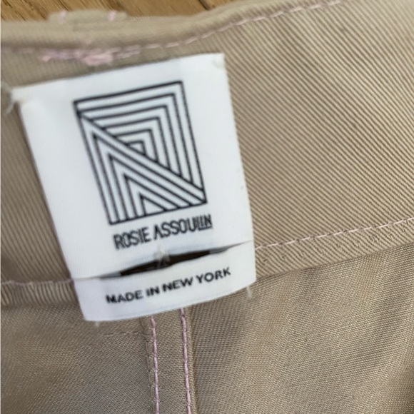 Rosie Assouline pants in new condition nude color very chic